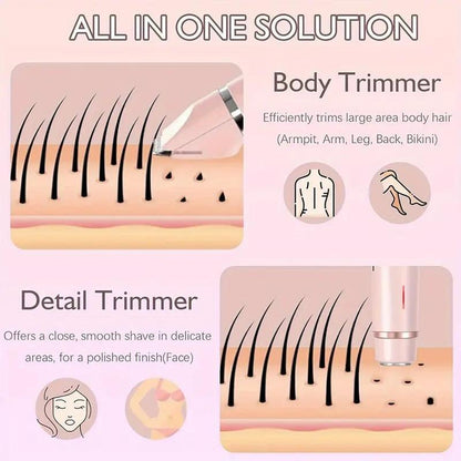 Larvell™ 2-in-1 Bikini & Body Trimmer